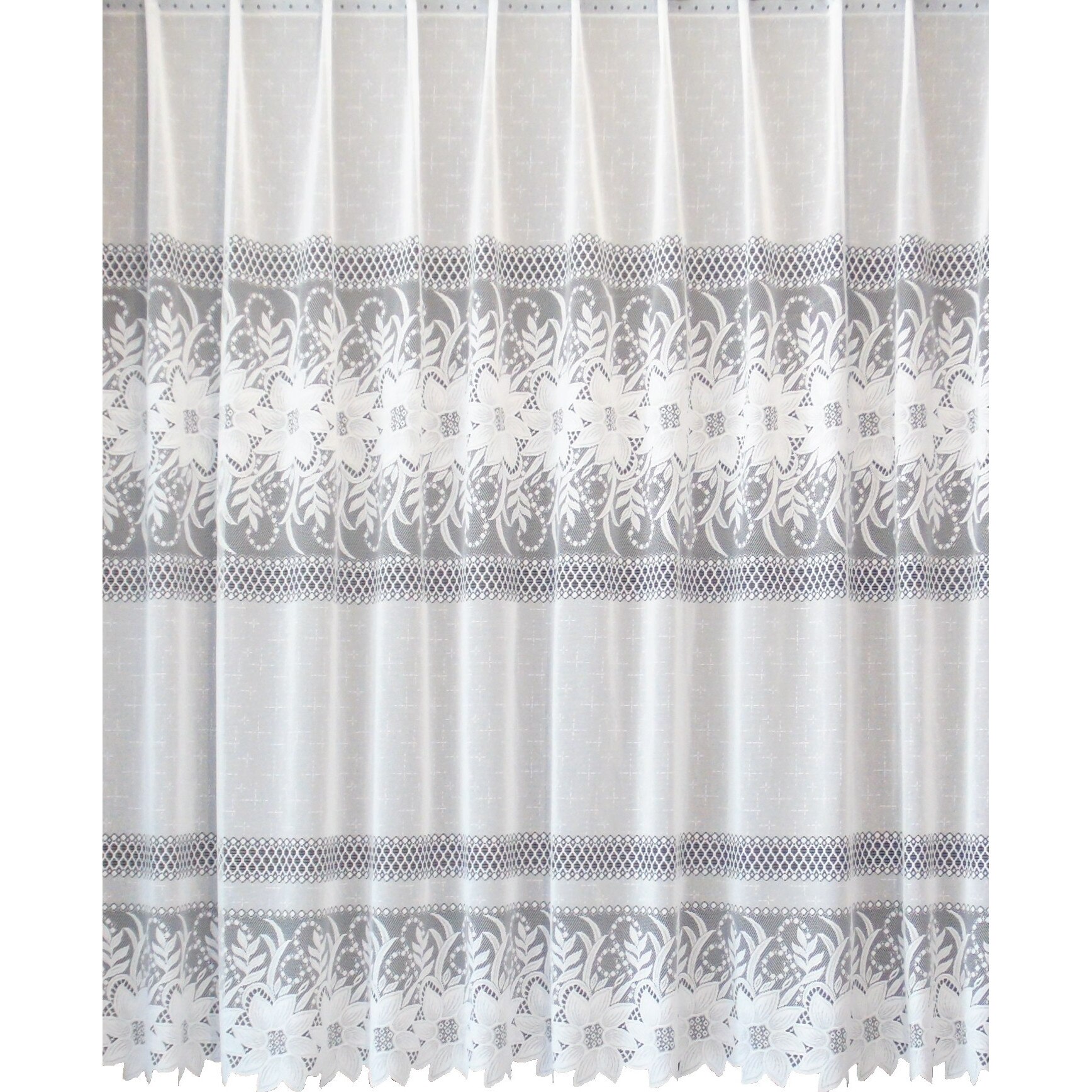 Perdea 51203, 600 x 180 cm, Alba